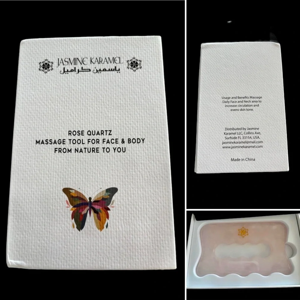 Rose Quartz Massage Tool for Face & Body from Nature to You